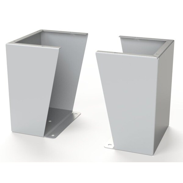 Floor Stand Kit, 15 in. H x 12 in. W x 9.12 in. L, Carbon Steel, 1 PR